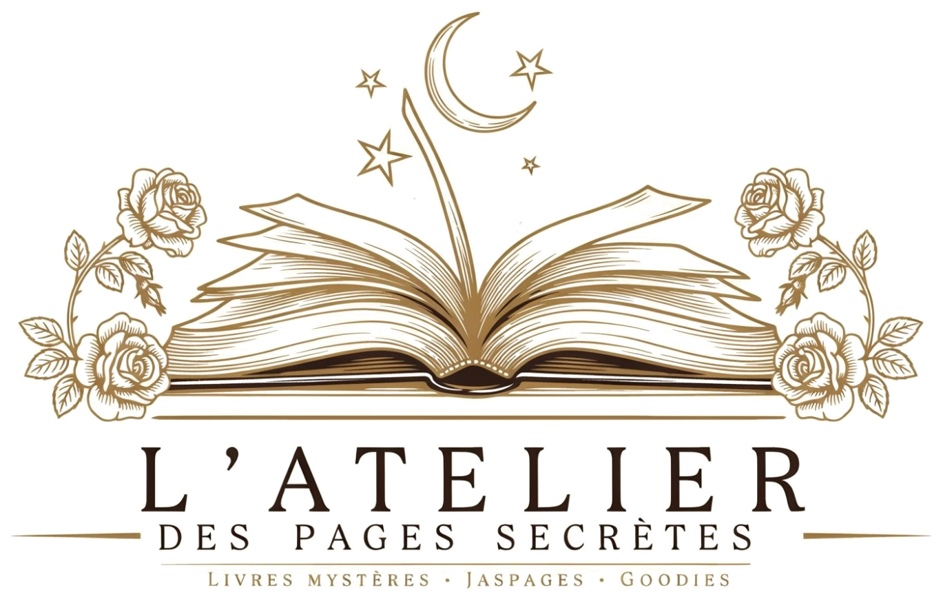 L'Atelier des Pages Secrètes : livres mystères, jaspages, goodies