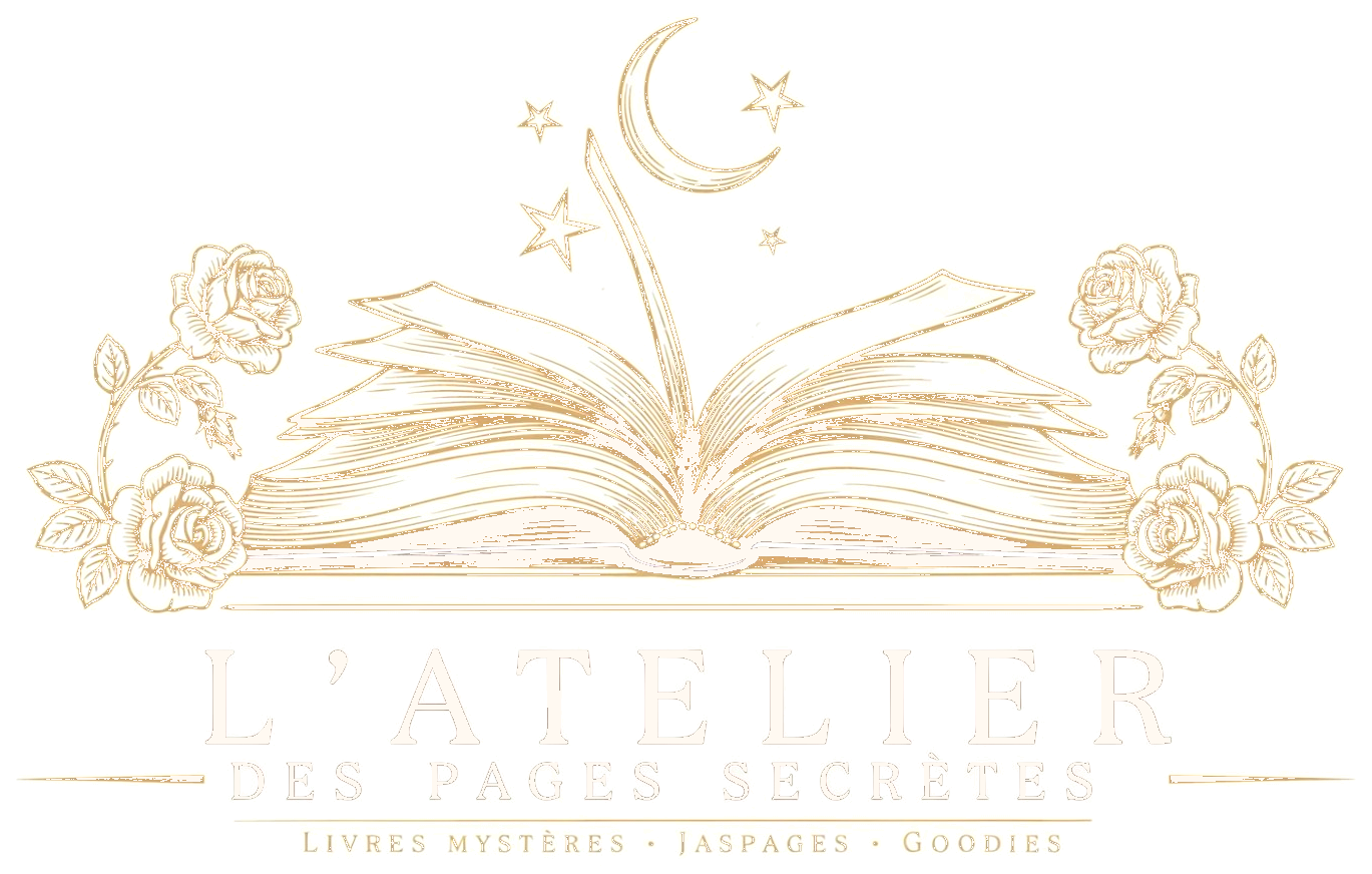 L'Atelier des Pages Secrètes : livres mystères, jaspages, goodies